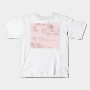 Rose gold street concrete Kids T-Shirt